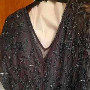 💕💍 CHRISTINA WU mother of the bride/groom dress in Gunmetal. Size 16.